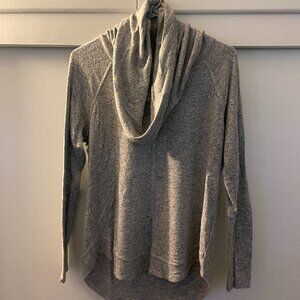 Gray cowl neck sweater